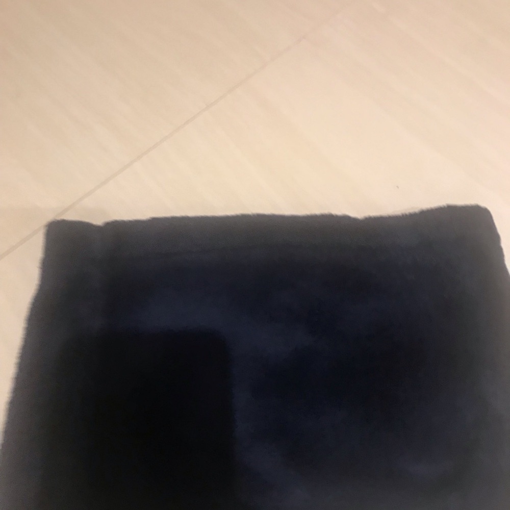 3/15$ Blue Faux Fur Neck warmers​